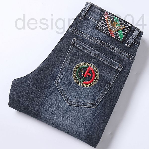 men's jeans designer live broadcast with goods autumn and winter new brand jeans men's high-end pure cotton elastic slim small str, Blue
men's jeans designer live broadcast with goods autumn and winter new brand jeans men's high-end pure cotton elastic slim small str, Blue