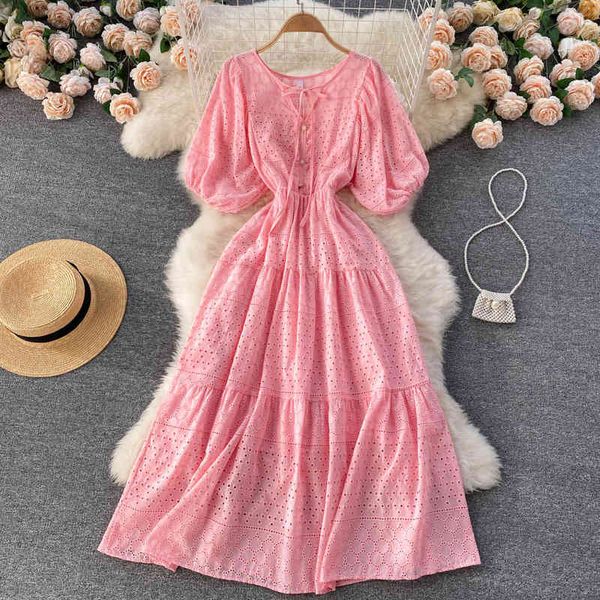 casual dresses foreign style light cooked hollow out embroidery dress high waist thin bubble sleeve sweet temperament v-neck closing long sk, Black;gray
casual dresses foreign style light cooked hollow out embroidery dress high waist thin bubble sleeve sweet temperament v-neck closing long sk, Black;gray