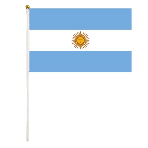 argentina flag 14x21cm 2022 qatar world cup hand waving flag fans cheering flags with plastic flagpole for activity parade sports home decor
argentina flag 14x21cm 2022 qatar world cup hand waving flag fans cheering flags with plastic flagpole for activity parade sports home decor