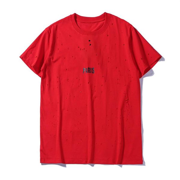 fashion mens t shirt 2020 famous street letter hole short sleeve shirts 20ss men women couples style hip hop casual t2627, White;black
fashion mens t shirt 2020 famous street letter hole short sleeve shirts 20ss men women couples style hip hop casual t2627, White;black