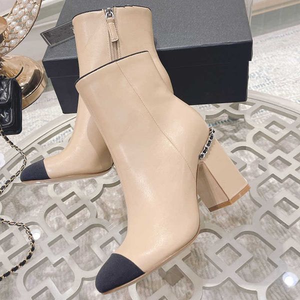 winter new womens high block heel leather ankle boots luxury designer autumn round toe side zipper fashion booties, Black
winter new womens high block heel leather ankle boots luxury designer autumn round toe side zipper fashion booties, Black