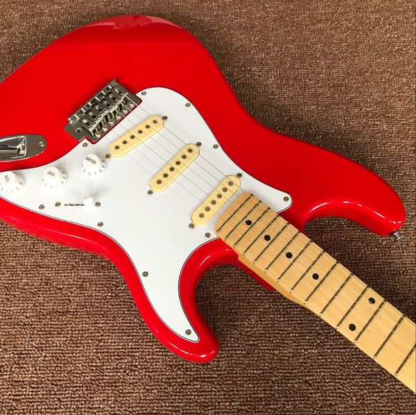 custom shop red color electric guitar maple fingerboard gitaar handwork 6 strings
custom shop red color electric guitar maple fingerboard gitaar handwork 6 strings