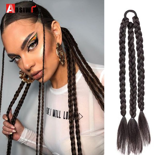 costume accessories synthetic ponytail extensions braid wrap wig elastic band drawstring pony tail hairpiece fake hair pieces for women, Silver
costume accessories synthetic ponytail extensions braid wrap wig elastic band drawstring pony tail hairpiece fake hair pieces for women, Silver