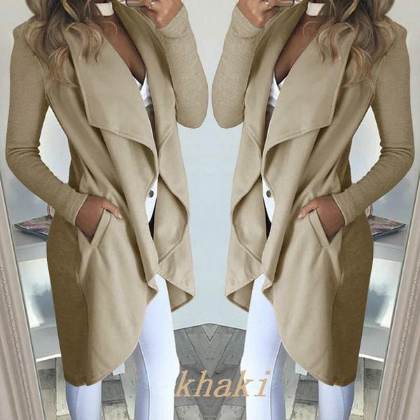 women's jackets winter ladies long sleeve slim blazer suit coat work jacket formal crepe cardigan trench, Black;brown
women's jackets winter ladies long sleeve slim blazer suit coat work jacket formal crepe cardigan trench, Black;brown