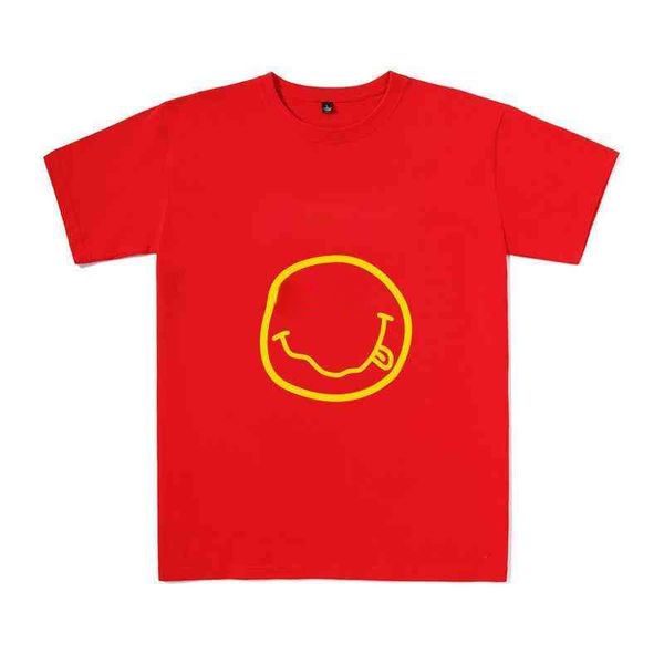 high-quality t-shirt tide brand nir short-sleeved t-shirt hip-hop men and women streetwear summer cotton smiley, White;black
high-quality t-shirt tide brand nir short-sleeved t-shirt hip-hop men and women streetwear summer cotton smiley, White;black