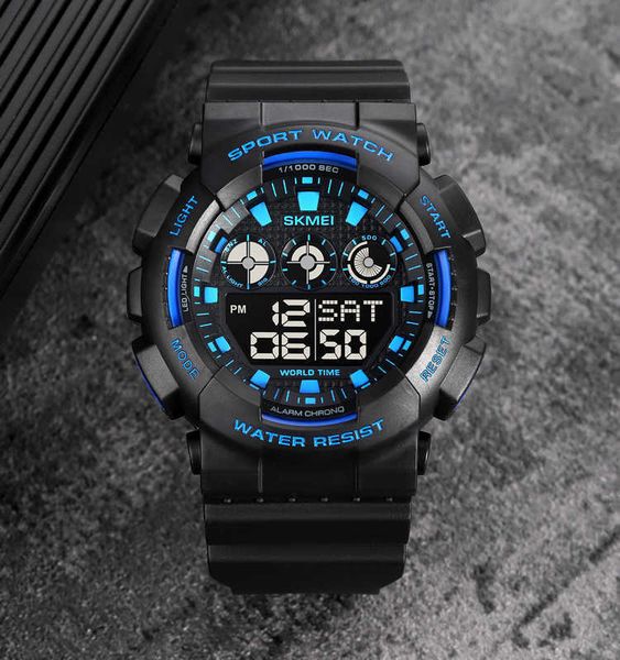 shadow cool sports luminous waterproof electronic watch fashion multifunctional trend watchesl1, Slivery;brown
shadow cool sports luminous waterproof electronic watch fashion multifunctional trend watchesl1, Slivery;brown