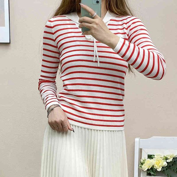 women's knits & tees striped women's dress slim fit navy collar lace up thin style spring 2022 long sleeved knitted sweater p5pv, White
women's knits & tees striped women's dress slim fit navy collar lace up thin style spring 2022 long sleeved knitted sweater p5pv, White
