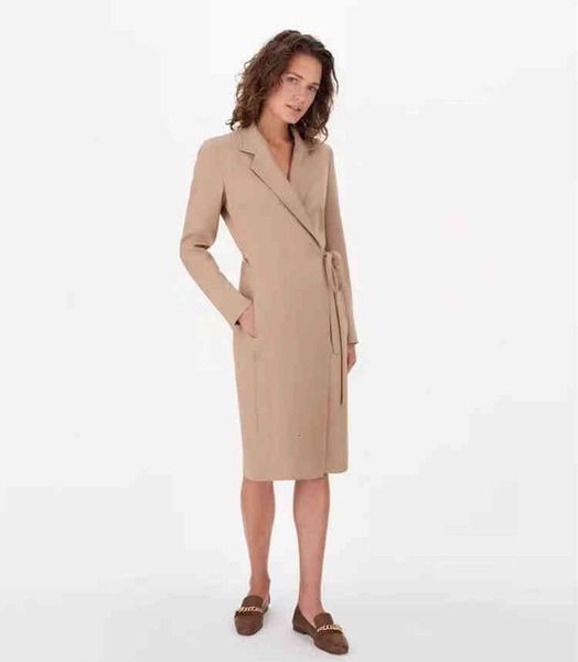 women's trench coats max's autumn suit collar cotton wool wrap lace up medium and long windbreaker dress for women, Tan;black
women's trench coats max's autumn suit collar cotton wool wrap lace up medium and long windbreaker dress for women, Tan;black