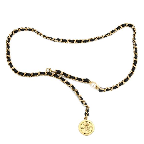 women fashion belts luxury designer brand gold vintage pendant waist chain adjustment body harness for women jeans dresses gift2715, Black;brown
women fashion belts luxury designer brand gold vintage pendant waist chain adjustment body harness for women jeans dresses gift2715, Black;brown