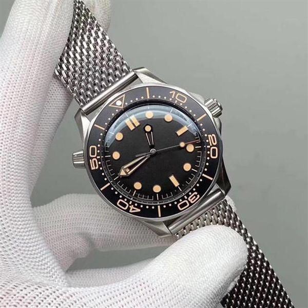 luxury mens watch automatic mechanical eta2813 movement stainless steel canvas no time to die men watches james bond 007 limited e2354, Slivery;brown
luxury mens watch automatic mechanical eta2813 movement stainless steel canvas no time to die men watches james bond 007 limited e2354, Slivery;brown