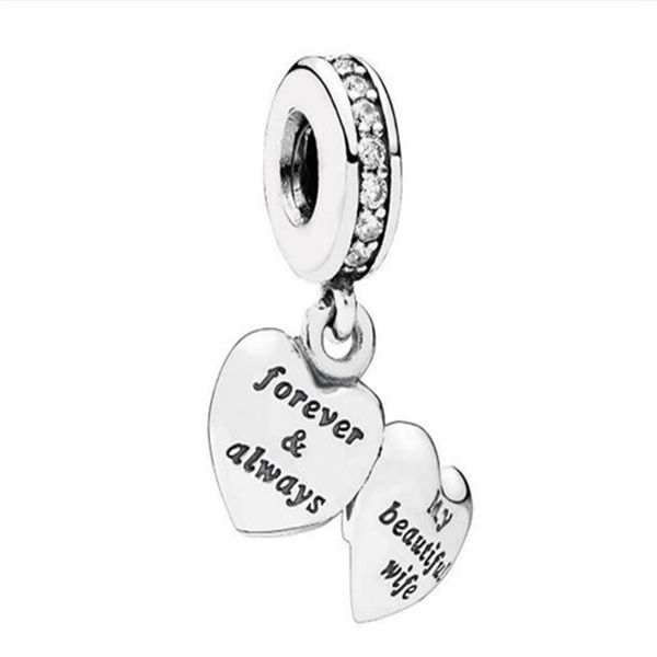 authentic s925 sterling silver my beautiful wife charm pendant with cubic zirconia beads fit for european pandora bracelet diy bea260g, Black
authentic s925 sterling silver my beautiful wife charm pendant with cubic zirconia beads fit for european pandora bracelet diy bea260g, Black