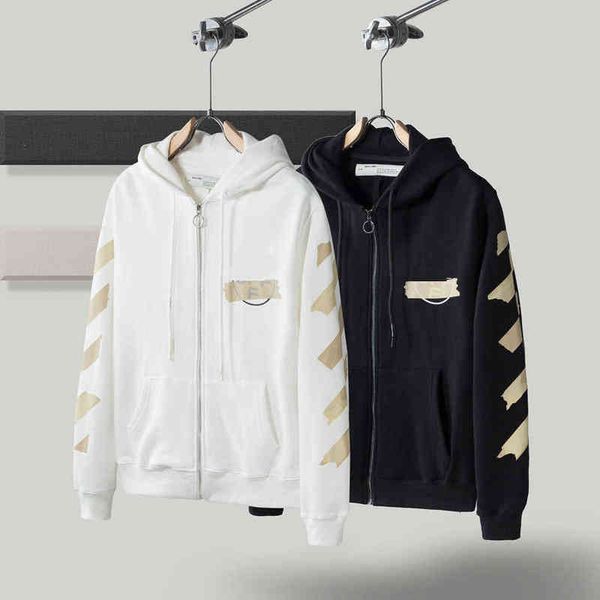 long sleeves hoodie cardigan sweatshirt zipper closure black with arrows printed mans womans hoodies off oversized coat white clothing style
long sleeves hoodie cardigan sweatshirt zipper closure black with arrows printed mans womans hoodies off oversized coat white clothing style