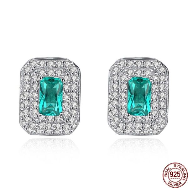 new luxury silver sterling 925 stud earrings for women square shape shining female earring classic jewelry christmas gift, Golden;silver
new luxury silver sterling 925 stud earrings for women square shape shining female earring classic jewelry christmas gift, Golden;silver