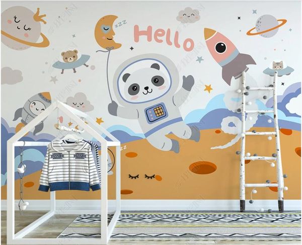 custom p mural 3d blue wallpaper on the wall cute bear space astronaut children's room home decor living room 3d wall murals wallpapers
custom p mural 3d blue wallpaper on the wall cute bear space astronaut children's room home decor living room 3d wall murals wallpapers