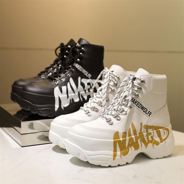 woman brand new naked wolfe boots spirit gold silver white black leather graffiti shoes fashion design high-sneakers lace-up t2286
woman brand new naked wolfe boots spirit gold silver white black leather graffiti shoes fashion design high-sneakers lace-up t2286