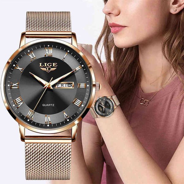 wristwatches women watch bracelet quartz clock movement simple waterproof rose gold stainless steel mesh ladies watches relogio feminino 220, Slivery;brown
wristwatches women watch bracelet quartz clock movement simple waterproof rose gold stainless steel mesh ladies watches relogio feminino 220, Slivery;brown