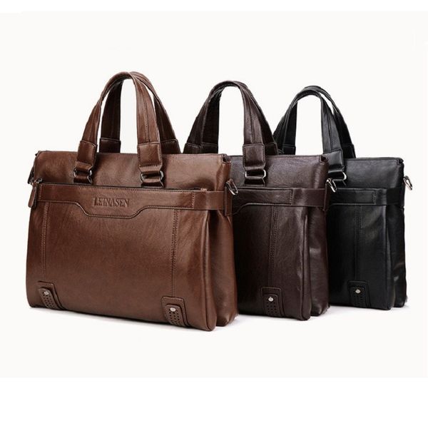 men's bag handbag for men briefcase computer bags valise document attache case shoulder pu brown business leisure dropshipping
men's bag handbag for men briefcase computer bags valise document attache case shoulder pu brown business leisure dropshipping