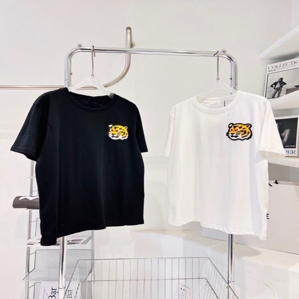 women's t-shirt year of the tiger limited series spring and summer cotton loose head black pullover round neck t-shirt, White
women's t-shirt year of the tiger limited series spring and summer cotton loose head black pullover round neck t-shirt, White