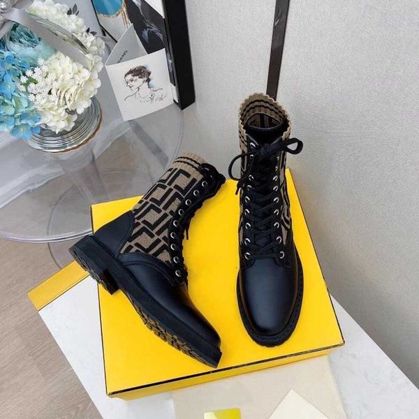 designer boots rockoko black motorcycle shoes knitting f print leather martin boot stretch cloth sleeve women fashion luxury shoes
designer boots rockoko black motorcycle shoes knitting f print leather martin boot stretch cloth sleeve women fashion luxury shoes
