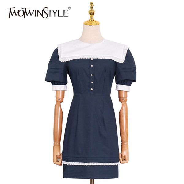 elegant hit color dress for women o neck short sleeve high waist patchwork mini dresses female fashion style 210423, Black;gray
elegant hit color dress for women o neck short sleeve high waist patchwork mini dresses female fashion style 210423, Black;gray