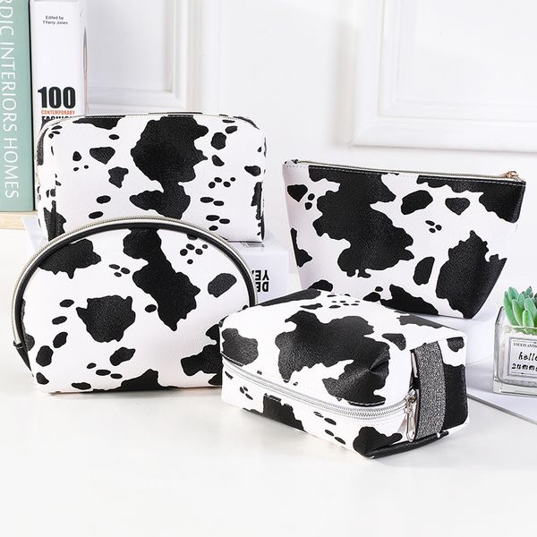 luxury designer handbag black white cow pattern cosmetic bag wash storage bag makeup plait waterproof laser textile printing large capcity w
luxury designer handbag black white cow pattern cosmetic bag wash storage bag makeup plait waterproof laser textile printing large capcity w