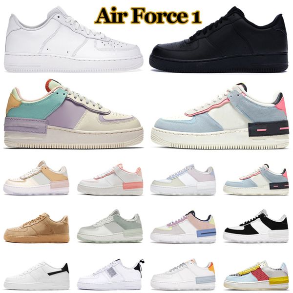shoes airforce running 1 designer utility shadow classic one 1s women mens trainers fashion outdoor sports sneakers triple white black mflp