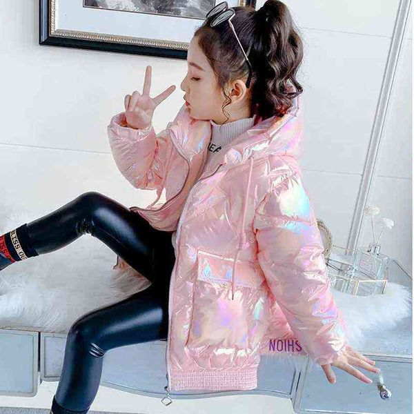girls coat cotton lined winter clothing 2021 thickened bright-faced children coat casual zipper down hooded jackets j220718, Blue;gray
girls coat cotton lined winter clothing 2021 thickened bright-faced children coat casual zipper down hooded jackets j220718, Blue;gray