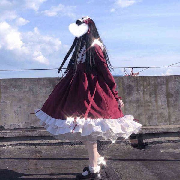 nxy casual dress lolita op dress flouncing lace trim alice in wondeland cute women japanese harajuku long sleeves doll dress fairy vestidos, Black;gray
nxy casual dress lolita op dress flouncing lace trim alice in wondeland cute women japanese harajuku long sleeves doll dress fairy vestidos, Black;gray