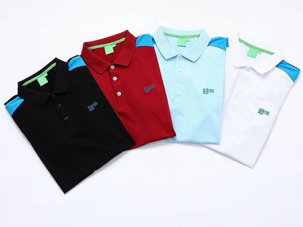 designer fashion business clothing polo hugo logo embroidered collar details short sleeve polo shirt men's multi-colors tee, White;black
designer fashion business clothing polo hugo logo embroidered collar details short sleeve polo shirt men's multi-colors tee, White;black