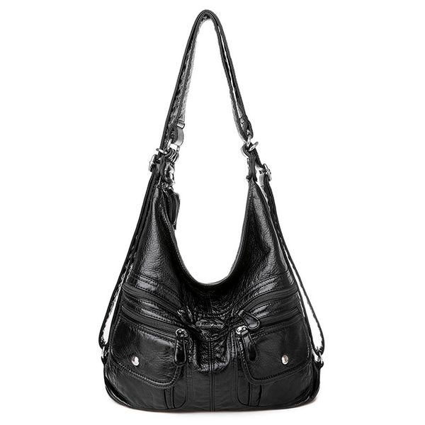 2022 female soft leather handbags women messenger bags designer crossbody bag bolsa tote shoulder bags