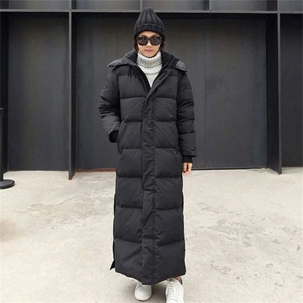 x-long women's down parka female coat loose hooded long winter jacket women clothes warm oversized outerwear fashion 211120, Black
x-long women's down parka female coat loose hooded long winter jacket women clothes warm oversized outerwear fashion 211120, Black