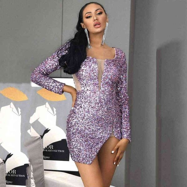 designer women's prom dresses 2022 women's mini skirt purple long sleeve sequin party dresses spring, Black
designer women's prom dresses 2022 women's mini skirt purple long sleeve sequin party dresses spring, Black