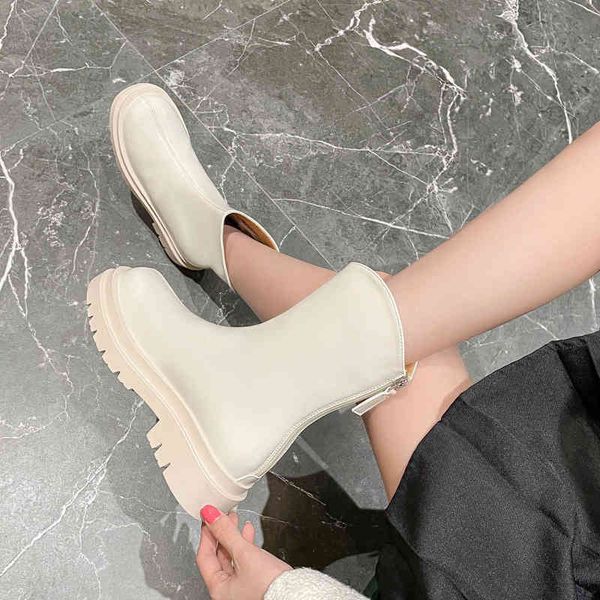 boots martin boots female leather plush thickened wool short cotton shoes british snow student kcw5, Black
boots martin boots female leather plush thickened wool short cotton shoes british snow student kcw5, Black