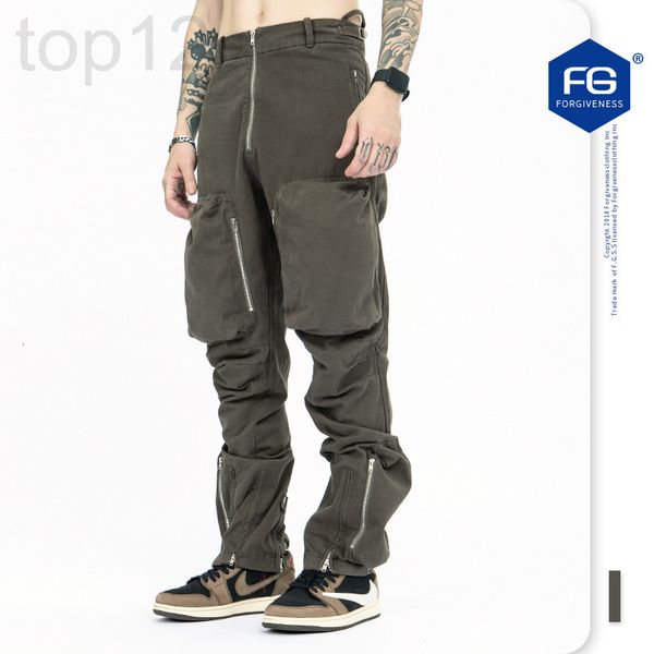 men's pants designer fg menswear 2021 autumn and winter new fashion vibe high street loose multi zipper multi pocket work casual pants, Black
men's pants designer fg menswear 2021 autumn and winter new fashion vibe high street loose multi zipper multi pocket work casual pants, Black