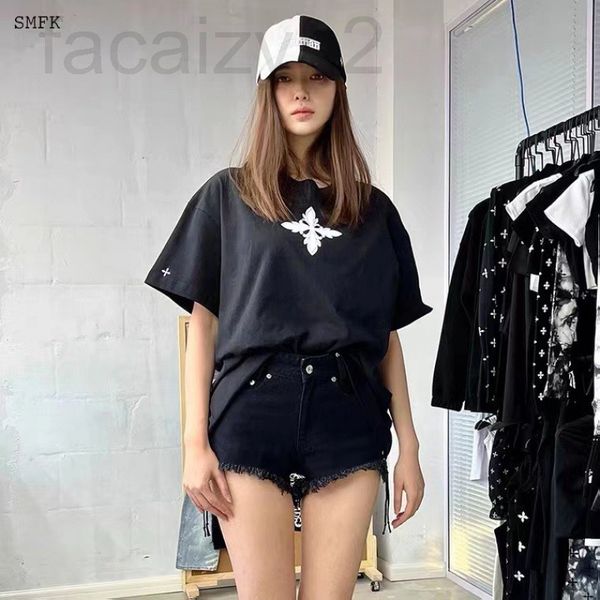 women's t-shirt designer chaopai 22 early spring new cross is thin, black loose casual t-shirt fashionable and versatile, solid color s, White
women's t-shirt designer chaopai 22 early spring new cross is thin, black loose casual t-shirt fashionable and versatile, solid color s, White