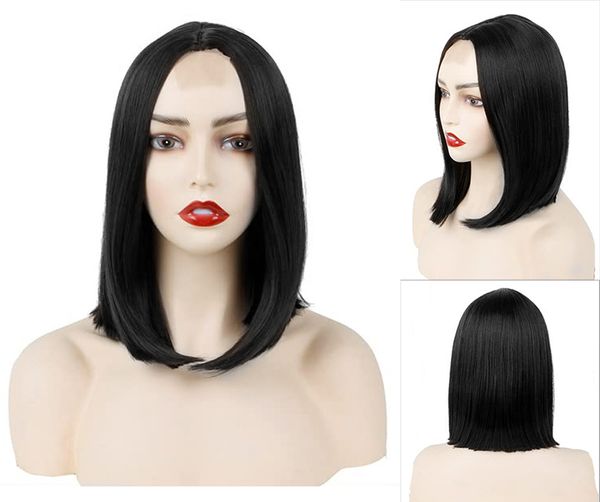 14"inch new fashion short black bob straight small lace women's hair wig, Black;brown
14"inch new fashion short black bob straight small lace women's hair wig, Black;brown