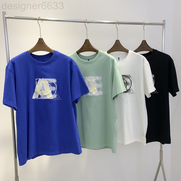 women's t-shirt designer ader fashion brand short sleeved summer double shadow large letter men's and same style half loose casual, White
women's t-shirt designer ader fashion brand short sleeved summer double shadow large letter men's and same style half loose casual, White