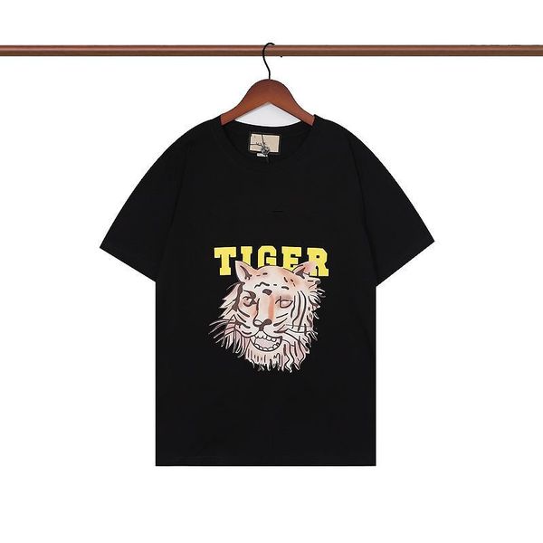 2022 luxury t-shirt summer men women short sleeves fashion tee cotton t-shirts leisure classic pattern, White;black