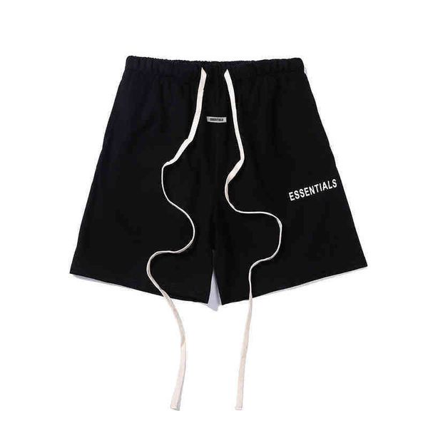 2022 summer double thread essentials fashion brand american loose men's shorts women's five point short pants simple solid color e, White;black
2022 summer double thread essentials fashion brand american loose men's shorts women's five point short pants simple solid color e, White;black