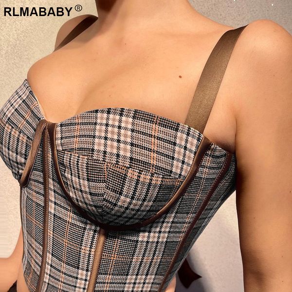 fashion plaid crop camis women summer slim low neck sleeveless backless corset casual streetwear elegant sweet camisole, Black;white
fashion plaid crop camis women summer slim low neck sleeveless backless corset casual streetwear elegant sweet camisole, Black;white