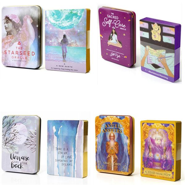 44pcs grade iron box oracle card tarot cards game gold foil paper bronzing process the green witch universal celtic thelema steampunk tarots
44pcs grade iron box oracle card tarot cards game gold foil paper bronzing process the green witch universal celtic thelema steampunk tarots