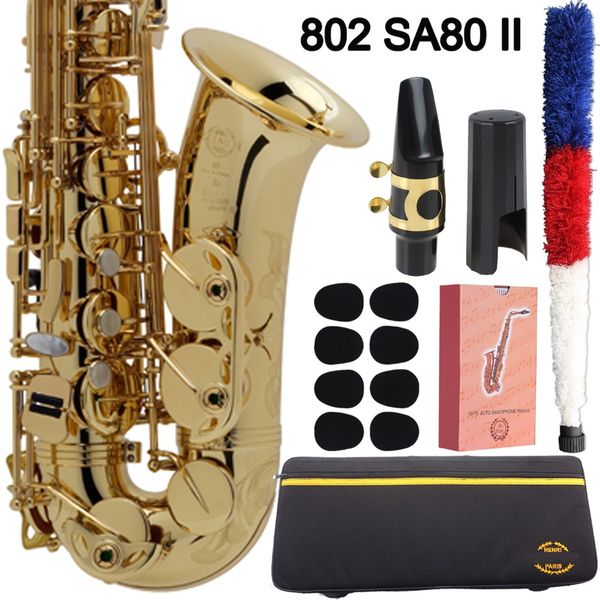 brand mfc alto saxophone 802 sa80 ii gold lacquer e-flat alto sax super action 80 series ii mouthpiece reeds neck with case
brand mfc alto saxophone 802 sa80 ii gold lacquer e-flat alto sax super action 80 series ii mouthpiece reeds neck with case
