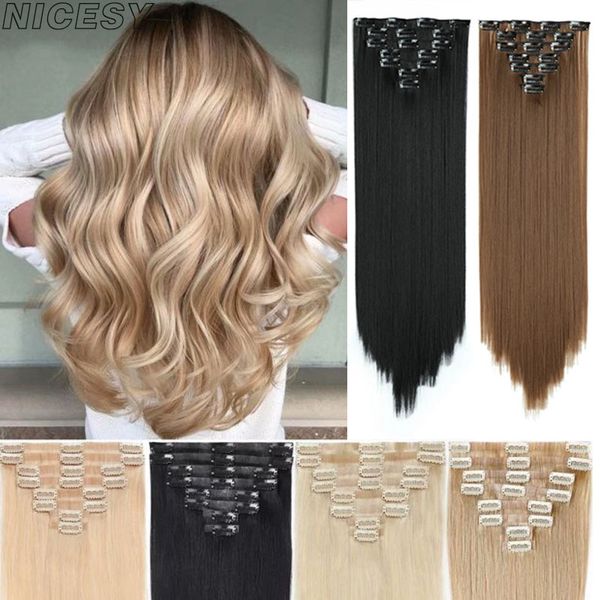 costume accessories long wavy 16 clips hair extensions clips in 7pcs/set synthetic high temperature fiber black brown ombre hairpiece, Silver
costume accessories long wavy 16 clips hair extensions clips in 7pcs/set synthetic high temperature fiber black brown ombre hairpiece, Silver