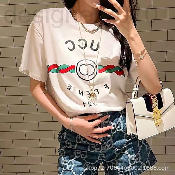 women's t-shirt designer g's new 22 loose t-shirt women's short sleeved white fresh sweet printed round neck pullover s8dn
women's t-shirt designer g's new 22 loose t-shirt women's short sleeved white fresh sweet printed round neck pullover s8dn