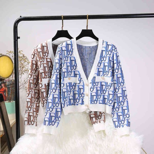 spring and autumn new jacquard pattern short v-neck cardigan sweater fashion, White;black
spring and autumn new jacquard pattern short v-neck cardigan sweater fashion, White;black