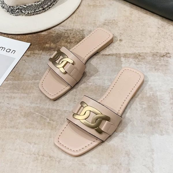 tx004 summer fashion flat women's slippers with metal decoration white blue pink pu leather sandals for outdoor wearing flip flops, Black
tx004 summer fashion flat women's slippers with metal decoration white blue pink pu leather sandals for outdoor wearing flip flops, Black