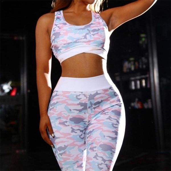 camouflage women yoga set female sport suit fitness clothing sportswear crop sport leggings gym jogging clothes t200115, Gray
camouflage women yoga set female sport suit fitness clothing sportswear crop sport leggings gym jogging clothes t200115, Gray