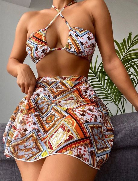 retro skirt three-piece swimsuits hipster padded push up women's designer bikinis outdoor beach private pool luxury swimwear
retro skirt three-piece swimsuits hipster padded push up women's designer bikinis outdoor beach private pool luxury swimwear