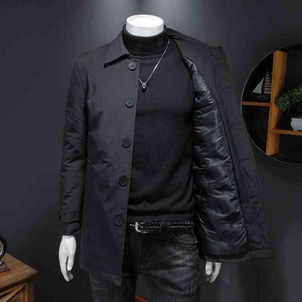 fashion new men's down jacket luxury brand designer wholesale and winter cloth lapel length version middle-aged solid color is, Black
fashion new men's down jacket luxury brand designer wholesale and winter cloth lapel length version middle-aged solid color is, Black