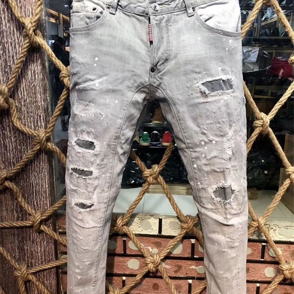 men's jeans men's wear korean version trendy grey complex washing good d2 jeans trousers a229 9vgq, Blue
men's jeans men's wear korean version trendy grey complex washing good d2 jeans trousers a229 9vgq, Blue